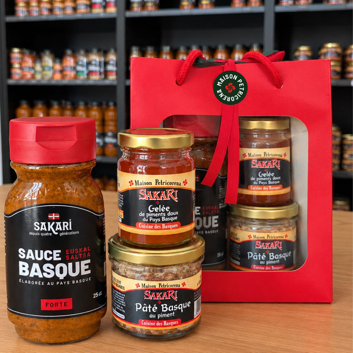 Coffret cadeau basque pimenté