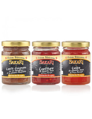 Assortiment condiment spécial Foie gras