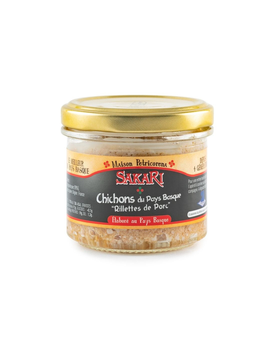 Chichons du Pays Basque (rillettes de porc MANEX)