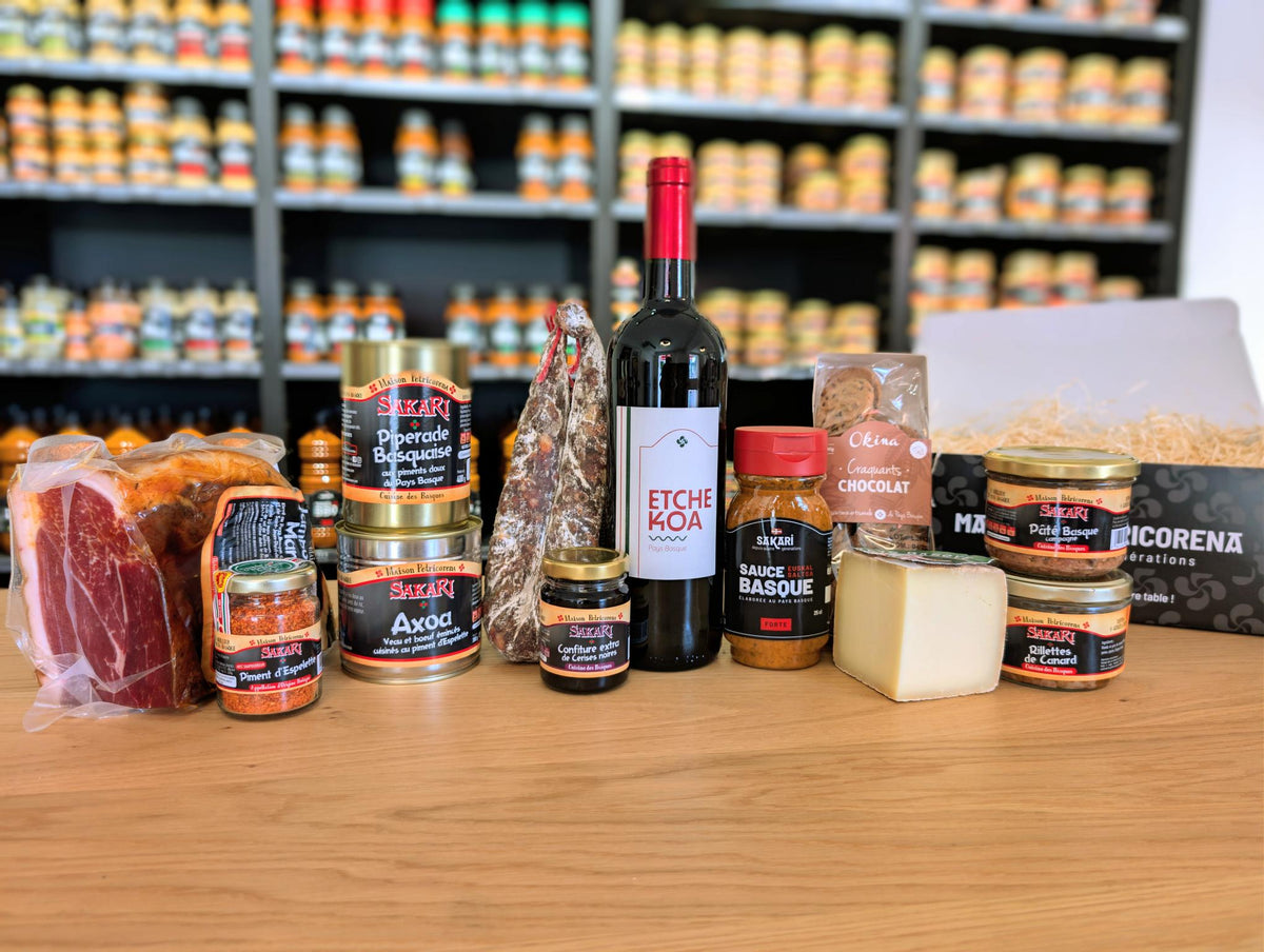 Coffret cadeau gourmand du Pays Basque Le Festin Basque