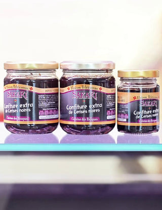 Confiture de cerises noires