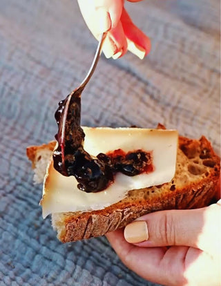 Confiture de cerises noires