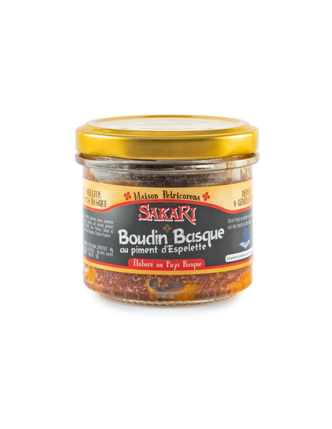 Boudin du Pays Basque au piment d'Espelette