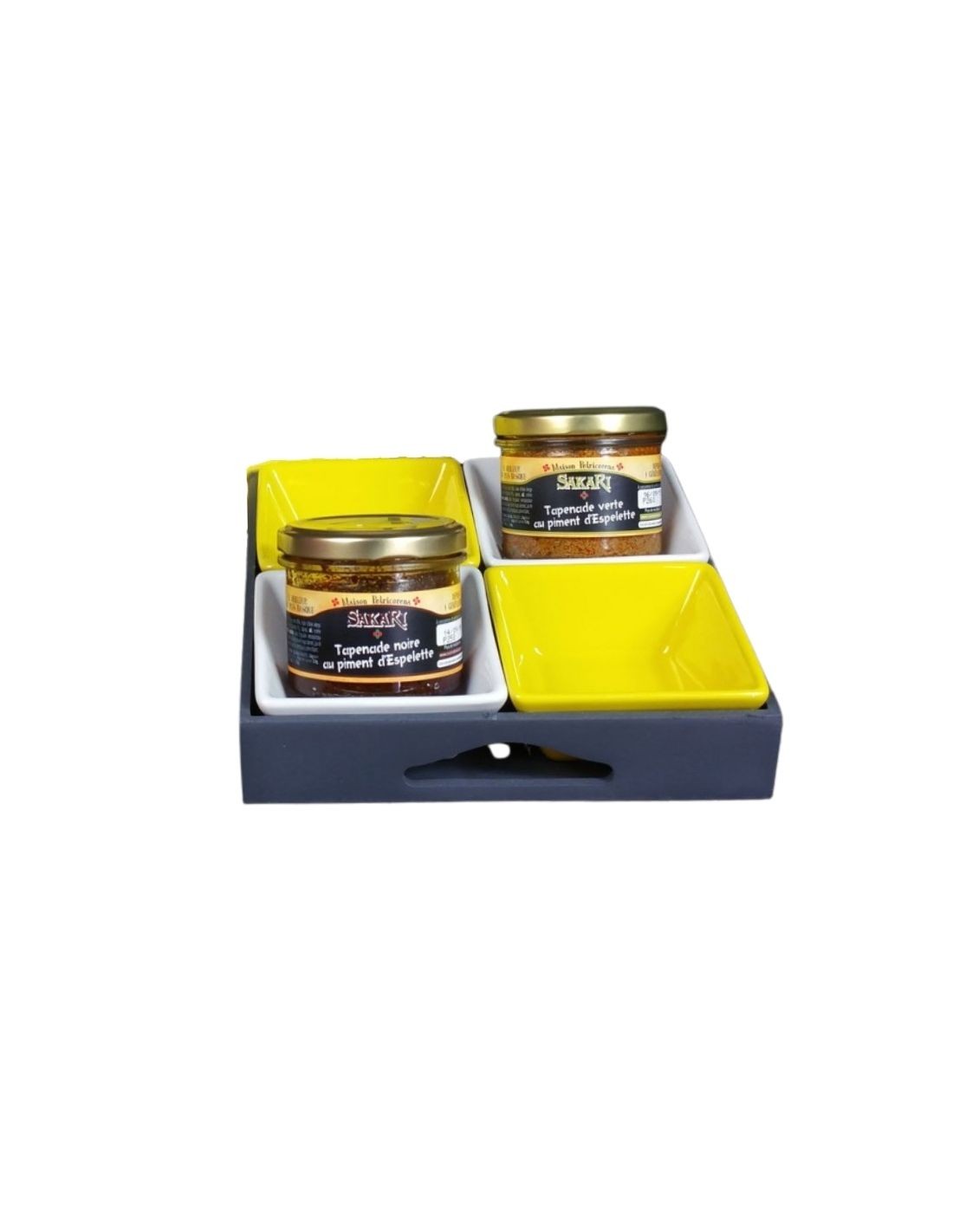 Kit cuisine apéro tapenades au piment d'Espelette