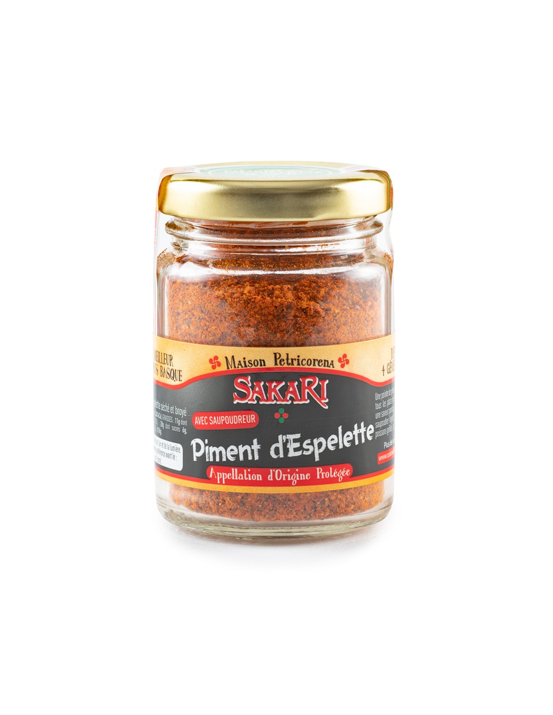 Pot épices (50 gr) Piment d'Espelette