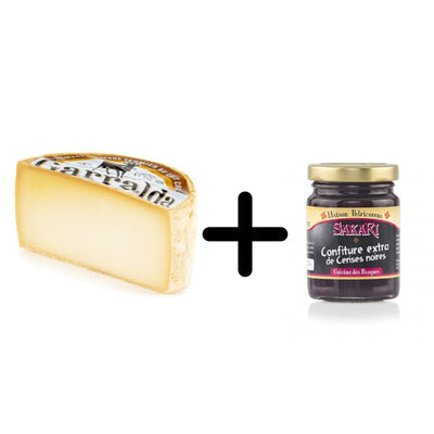 Pack fromage de chèvre + confiture de cerises noires 100 g