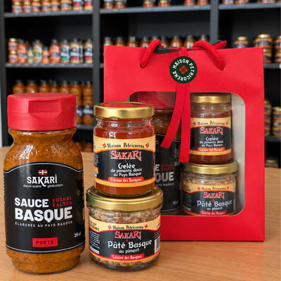Coffret cadeau basque pimenté