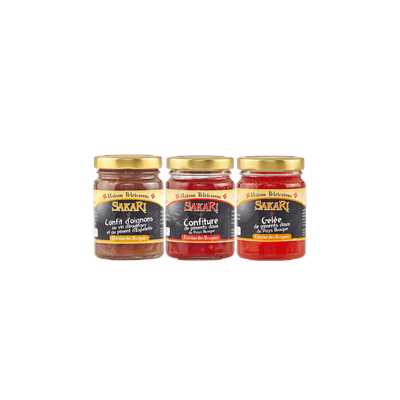 Assortiment condiment spécial Foie gras