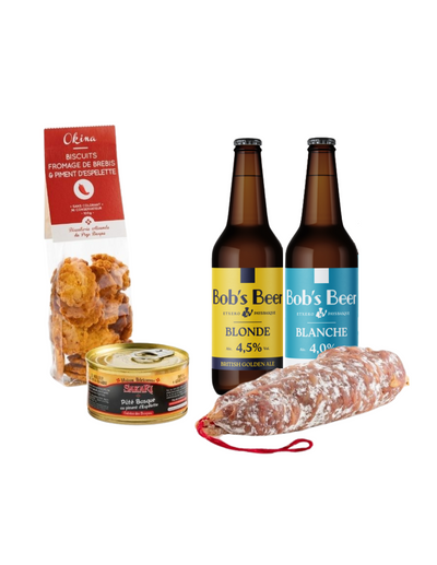 Box apéro bières et saucisson basque