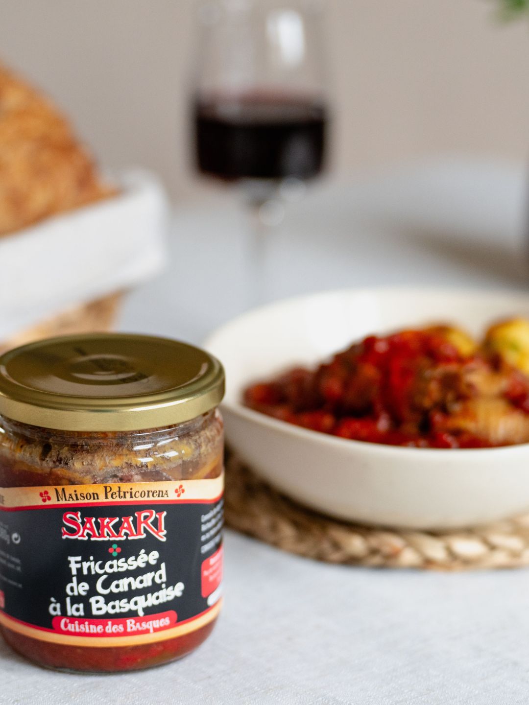 Canard à la basquaise