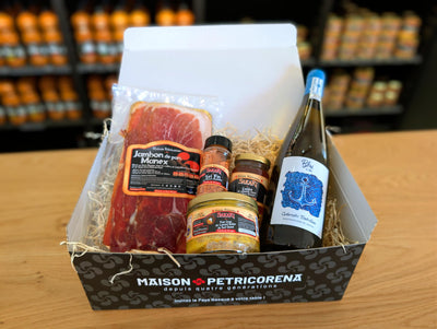 Coffret cadeau foie gras et spécialités basques 