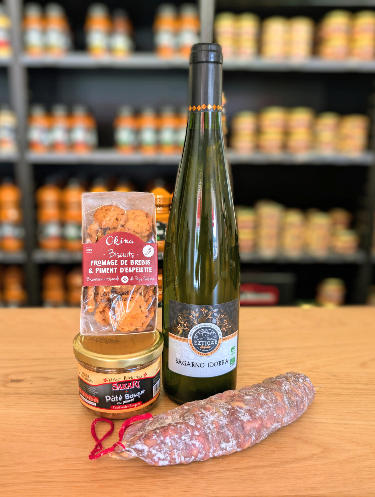 Coffret cadeau apéritif du Pays Basque 
