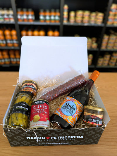 Coffret apéritif basque Tapas et Sangria 