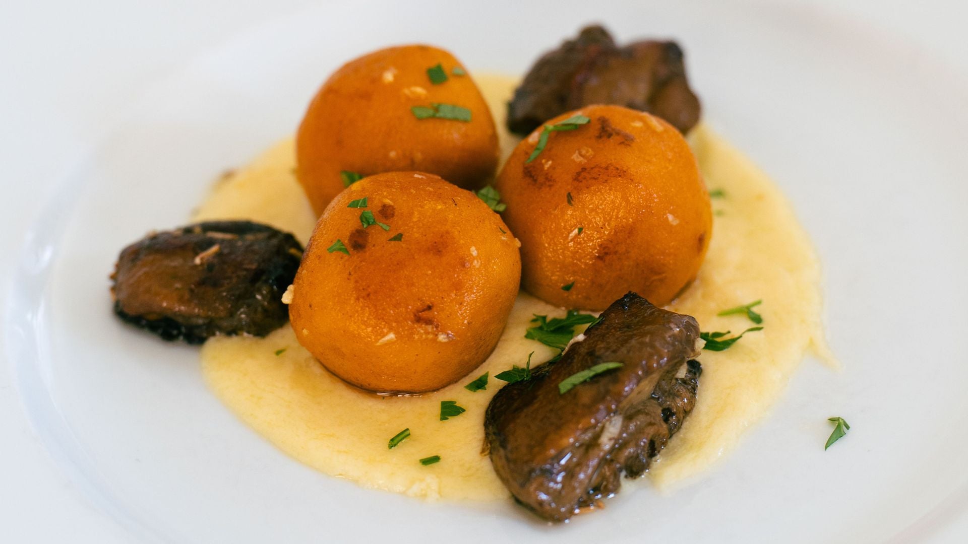 Gnocchis de potimarron farcis au brebis Ossau-Iraty