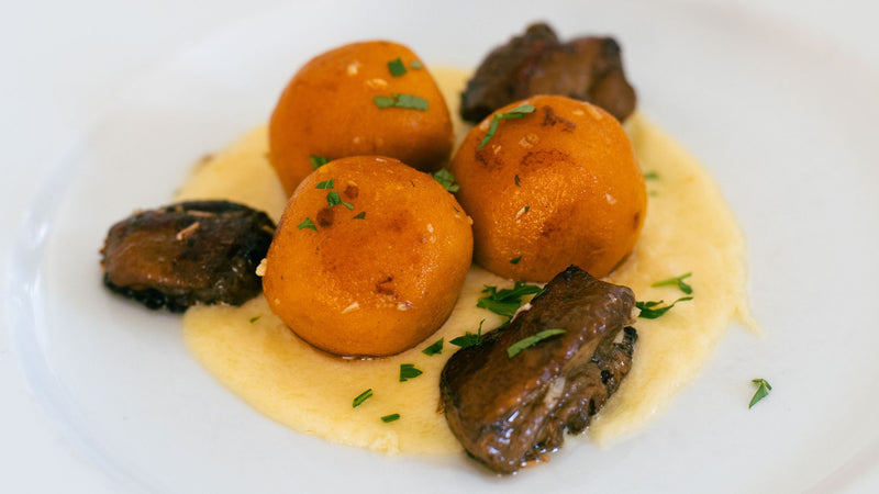 Gnocchis de potimarron farcis au brebis Ossau-Iraty