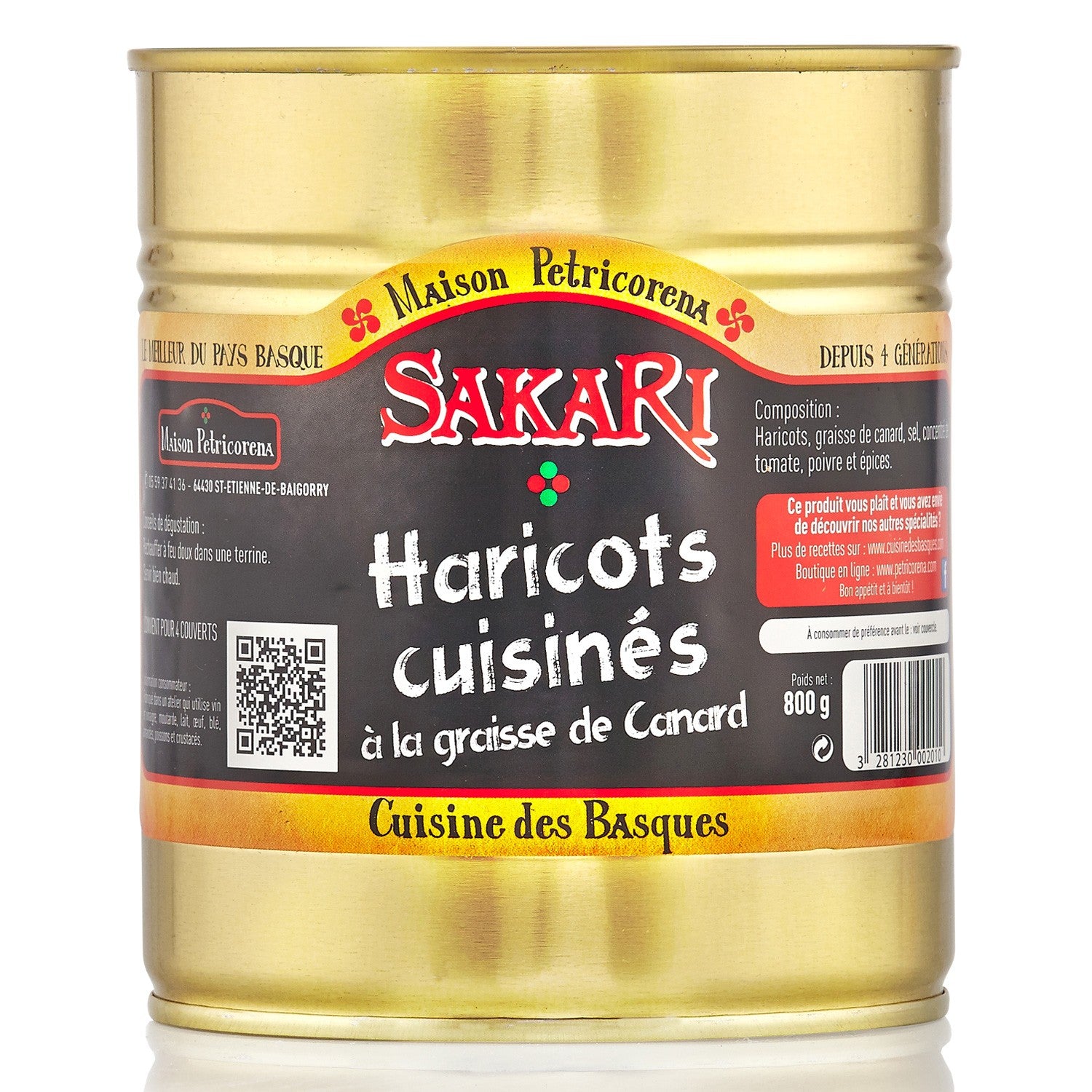 Haricots cuisinés
