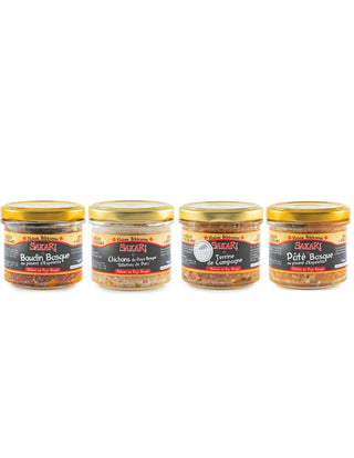 Lot de 4 pâtés basques