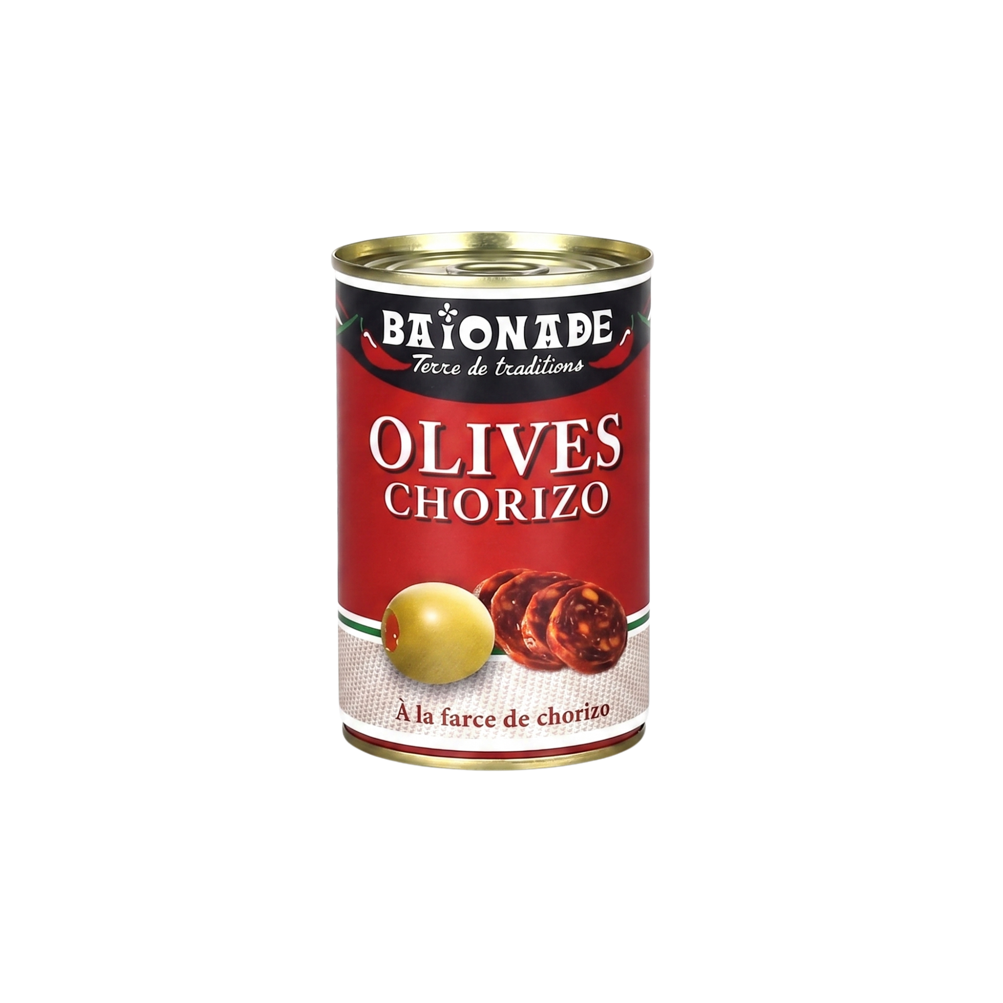 Olives Baionade à la farce de Chorizo