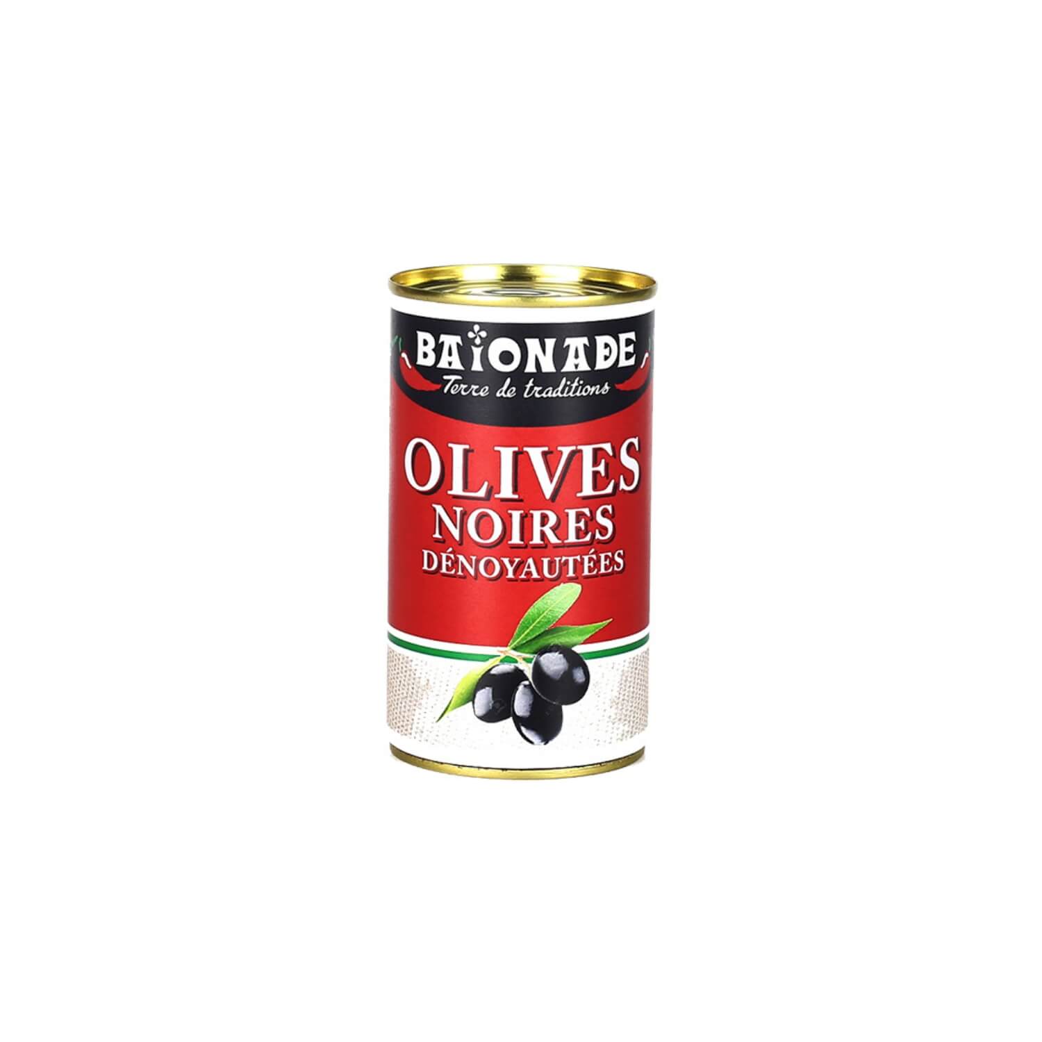 Olives noires dénoyautées