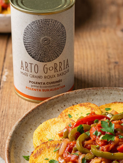 Polenta cuisinée Arto Gorria
