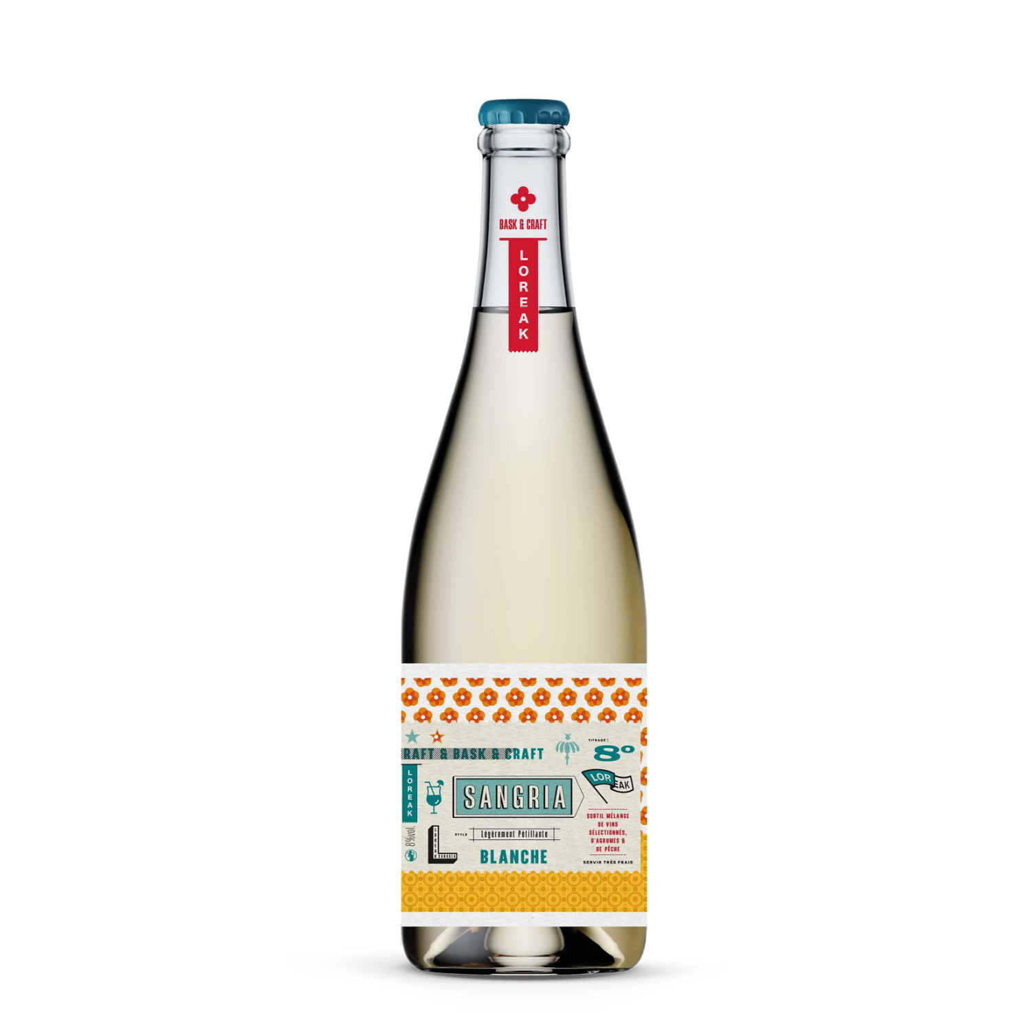 Sangria blanche artisanale Loreak 75 cl