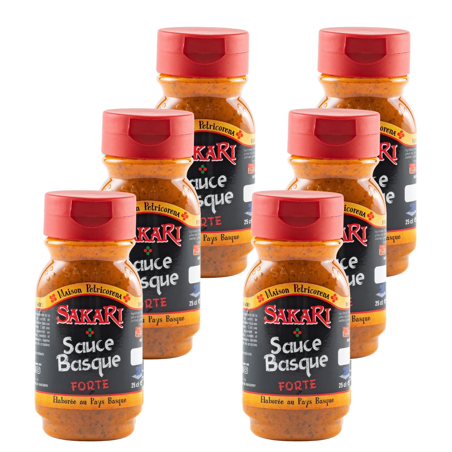 Sauce Basque Sakari forte en lot