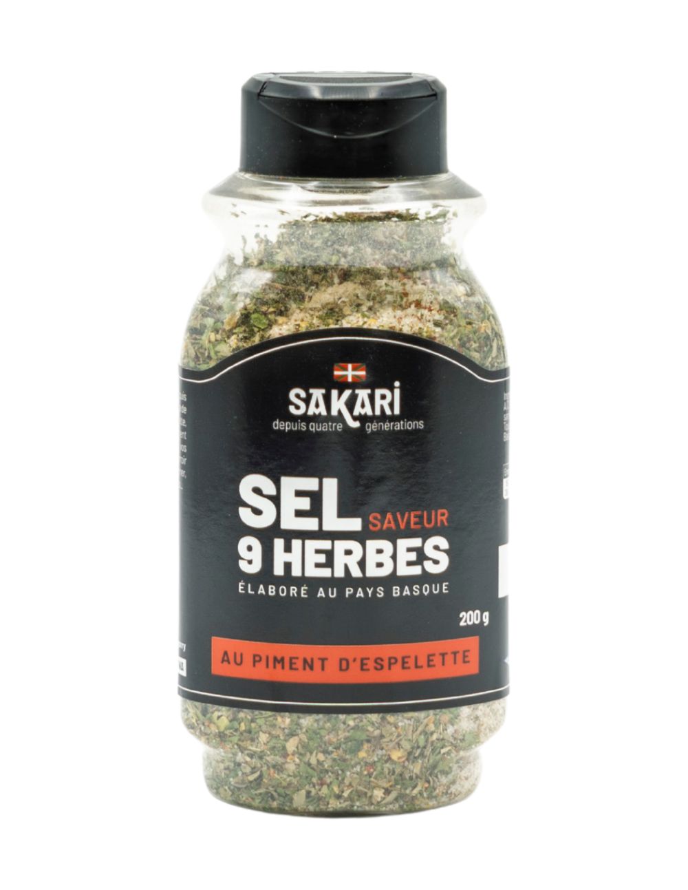 Sel Saveur 9 herbes Sakari au piment d'Espelette