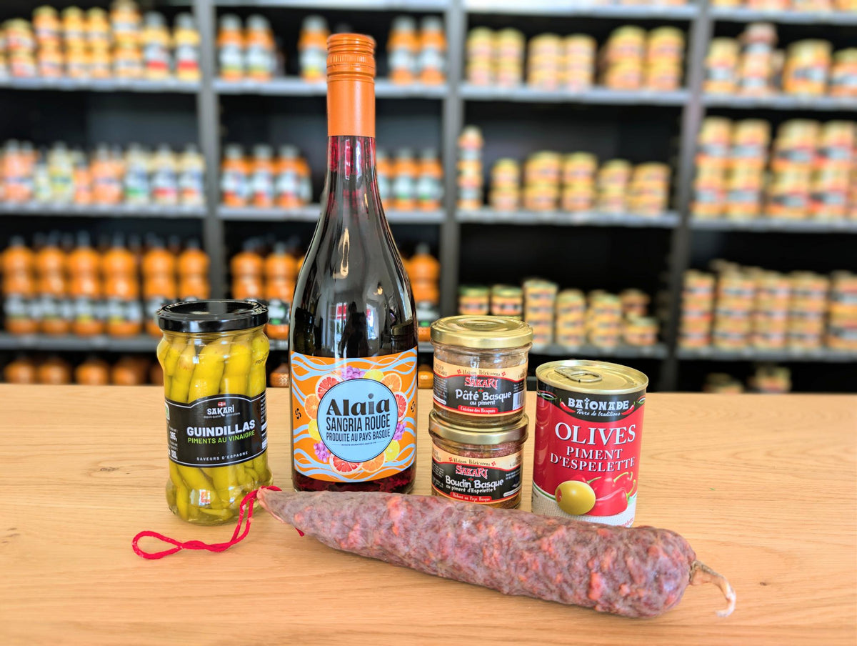 Coffret apéritif du Pays Basque Maison Petricorena 