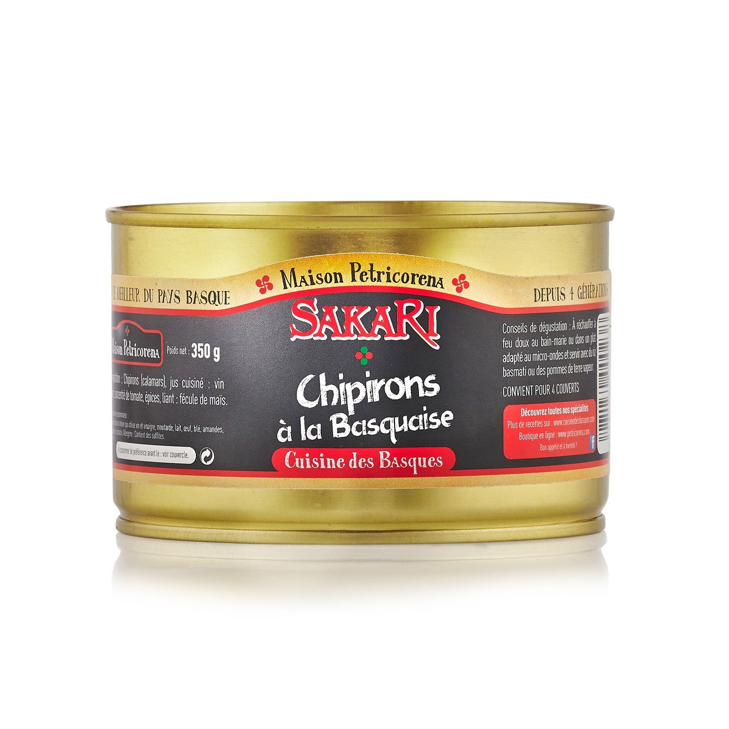 Chipirons à la Basquaise