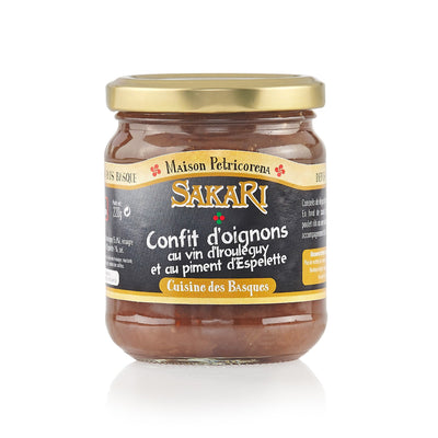 Confit d'oignons au vin d'Irouleguy et au piment d'Espelette