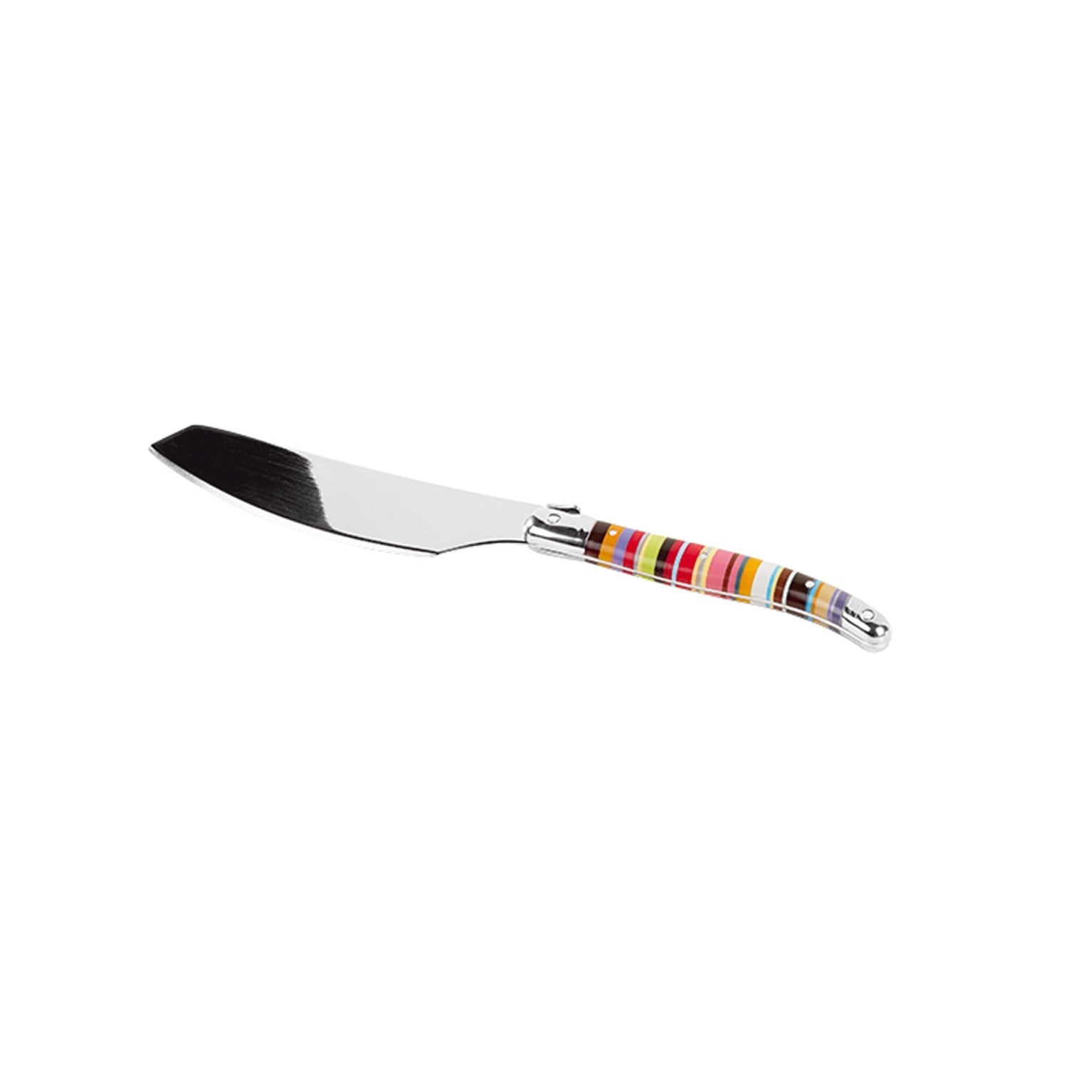Couteau à foie gras plastique rayures et inox