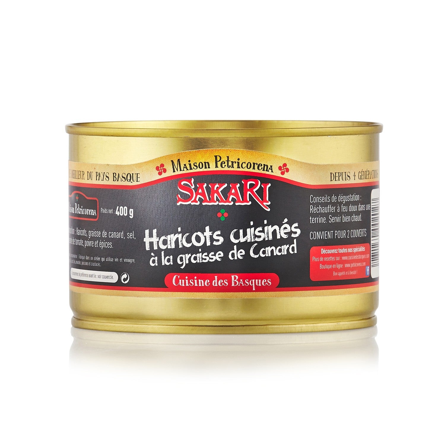 Haricots cuisinés