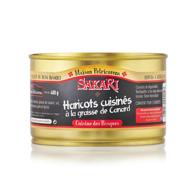 Haricots cuisinés