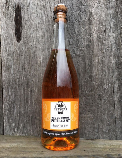 Jus de pomme pétillant du Pays Basque Eztigar