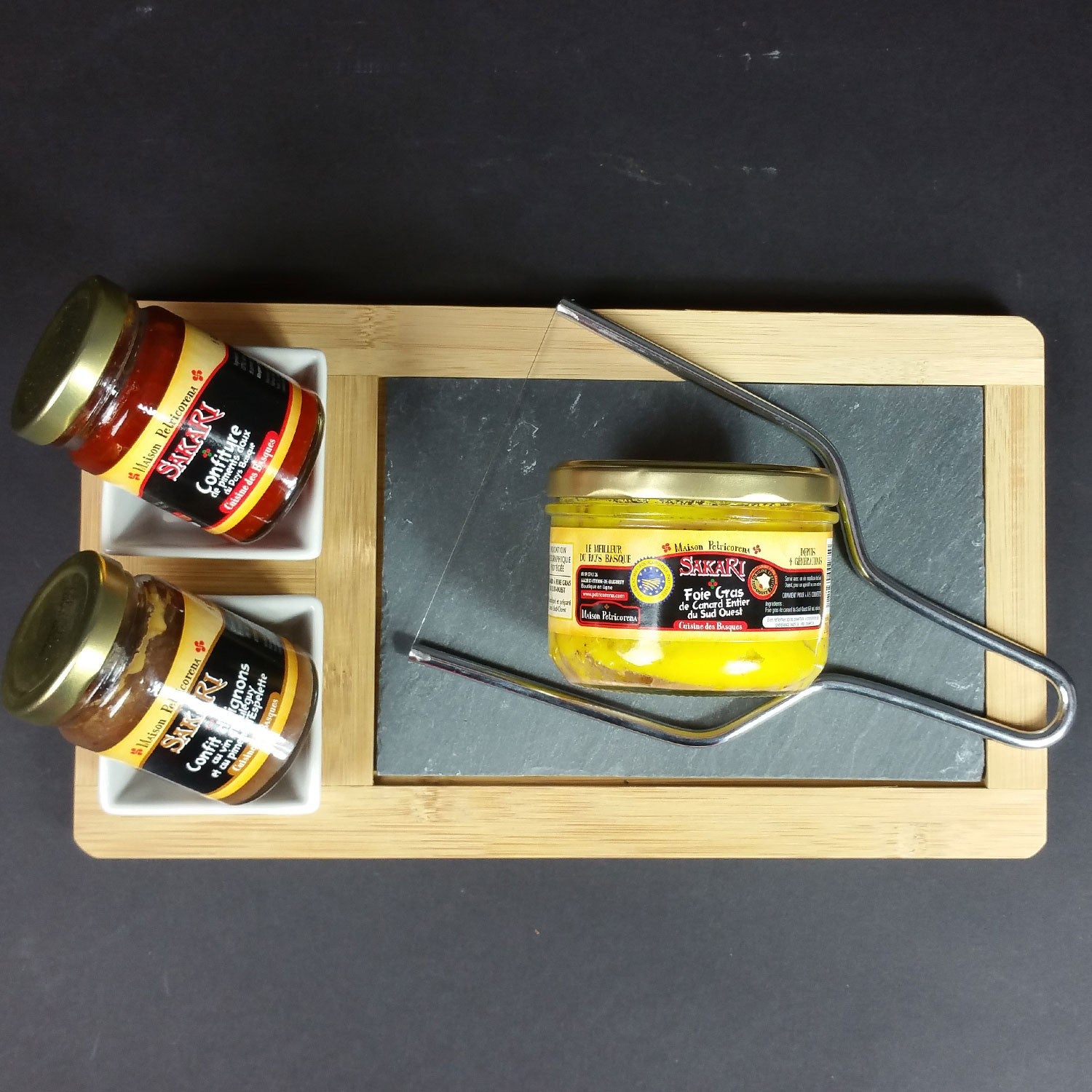 Plateau lyre foie gras